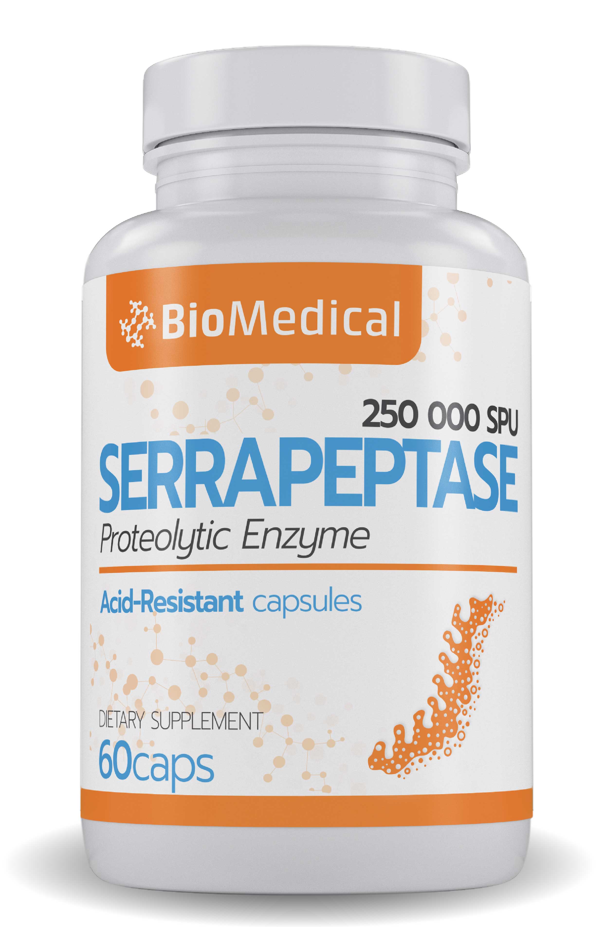 Serrapeptase – Enzým serapeptáza 60 caps 60 caps