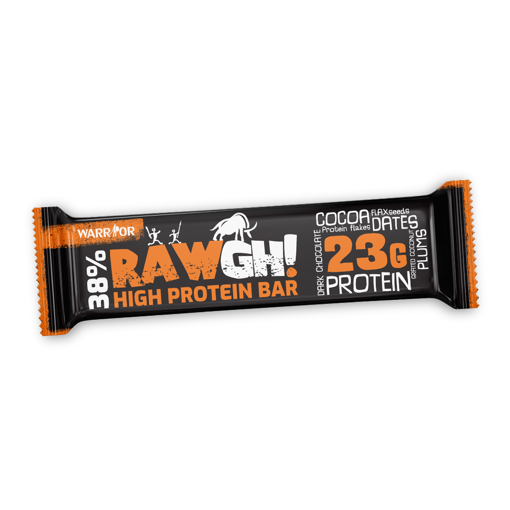 RawGh! - proteínová tyčinka 38% 60g Cocoa 60g Cocoa