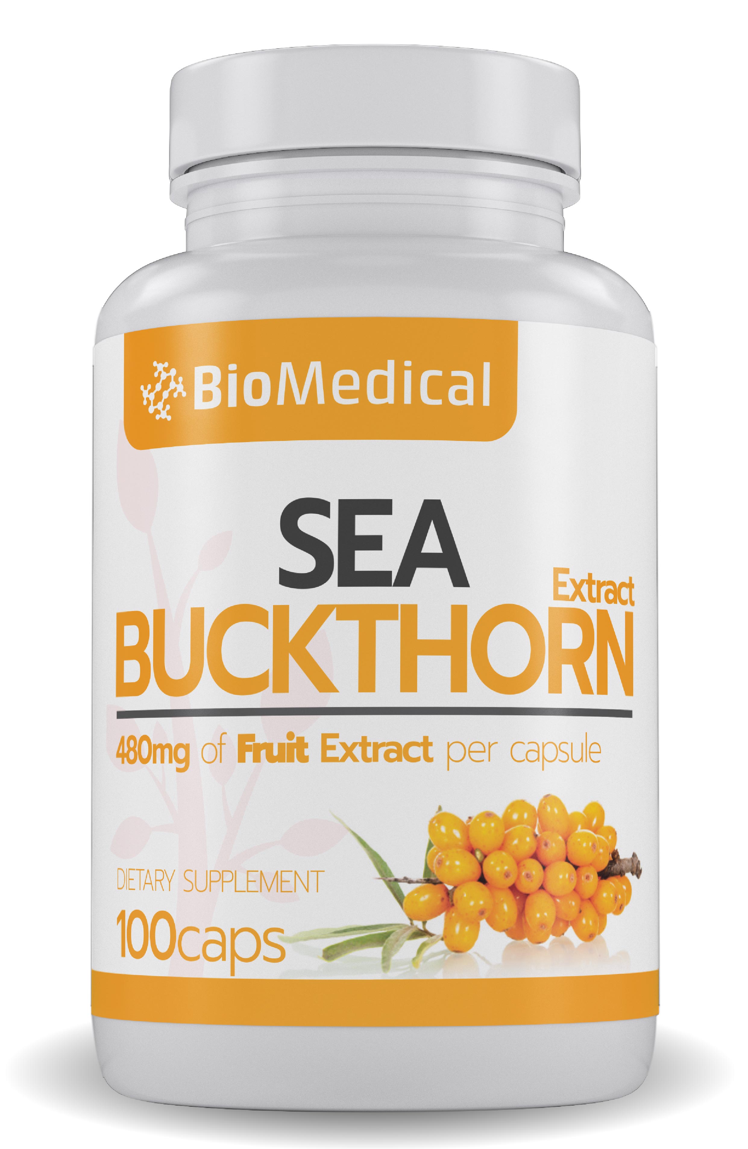 Sea Buckthorn Extract – Rakytník v kapsulách 100 caps 100 caps